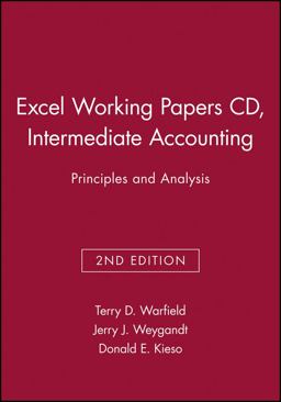 Excel Working Papers CD, Intermediate Accounting