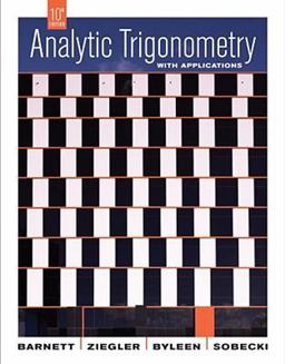 Analytic Trigonometry with Applications