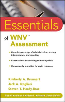 Essentials of WNV Assessment  9780470284674 Front Cover