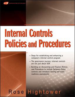 Internal Controls Policies and Procedures  9780470287170 Front Cover