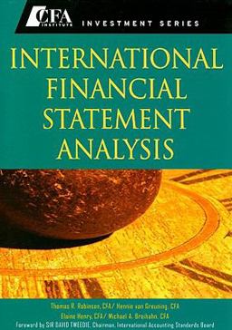 International Financial Statement Analysis  9780470287668 Front Cover