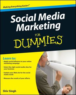 Social Media Marketing for Dummies  9780470289341 Front Cover