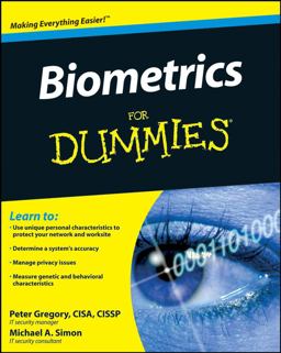 Biometrics for Dummies  9780470292884 Front Cover