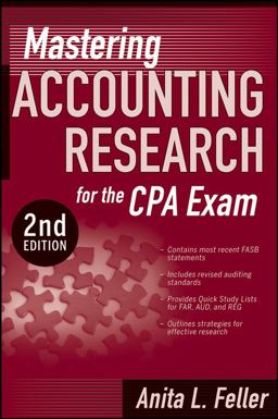 Mastering Accounting Research for the CPA Exam 2nd 9780470293386 Front Cover