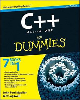 C++ All-in-One for Dummies 2nd 9780470317358 Front Cover