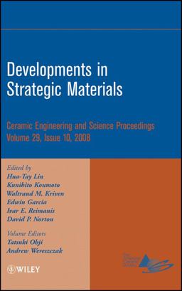 Developments in Strategic Materials, Volume 29, Issue 10