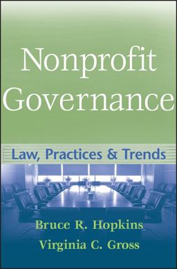 Nonprofit Governance Law, Practices, and Trends  9780470358047 Front Cover