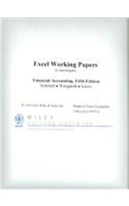 Financial Accounting, Excel Working Papers CD