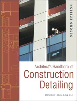 Architect's Handbook of Construction Detailing 2nd 9780470381915 Front Cover