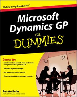 Microsoft Dynamics GP for Dummies  9780470388358 Front Cover