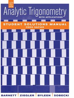 Analytic Trigonometry with Applications
