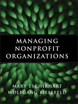 Managing Nonprofit Organizations  9780470402993 Front Cover