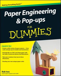 Paper Engineering and Pop-Ups for Dummies  9780470409558 Front Cover