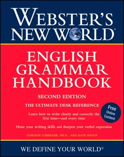 Webster's New World English Grammar Handbook, Second Edition