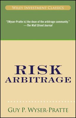 Risk Arbitrage  9780470415719 Front Cover