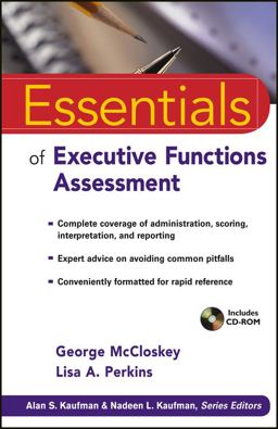 Essentials of Executive Functions Assessment  9780470422021 Front Cover