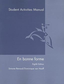 En Bonne Forme 8th 9780470428696 Front Cover