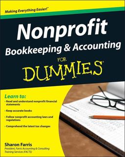 Nonprofit Bookkeeping and Accounting for Dummies  9780470432365 Front Cover