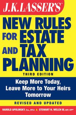 New Rules for Estate and Tax Planning 3rd 9780470446454 Front Cover