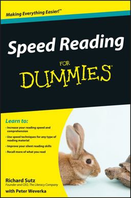 Speed Reading for Dummies  9780470457443 Front Cover
