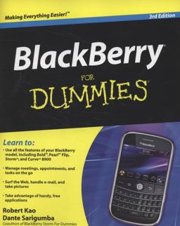 BlackBerry for Dummies 3rd 9780470457627 Front Cover