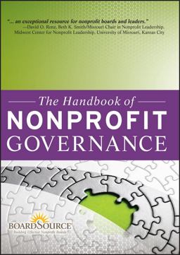 Handbook of Nonprofit Governance  9780470457634 Front Cover