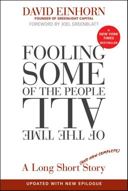 Fooling Some of the People All of the Time A Long Short Story  9780470481547 Front Cover