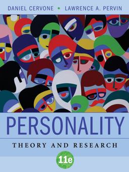 Personality Theory and Research 11th 9780470485064 Front Cover