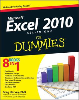 Excel 2010 All-In-One for Dummies  9780470489598 Front Cover