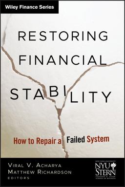Restoring Financial Stability How to Repair a Failed System  9780470499344 Front Cover