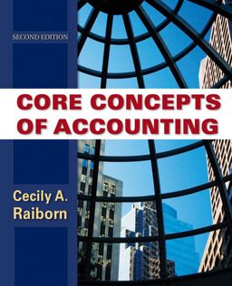 Core Concepts of Accounting 2nd 9780470499474 Front Cover