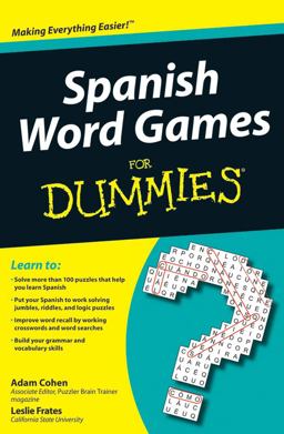 Spanish Word Games for Dummies  9780470502006 Front Cover