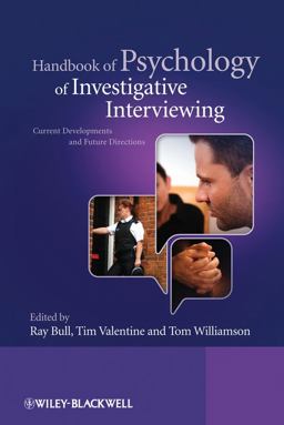 Handbook of Psychology of Investigative Interviewing Current Developments and Future Directions  9780470512685 Front Cover