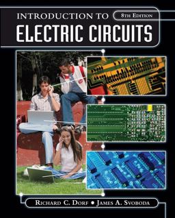 Introduction to Electric Circuits 8th 9780470521571 Front Cover