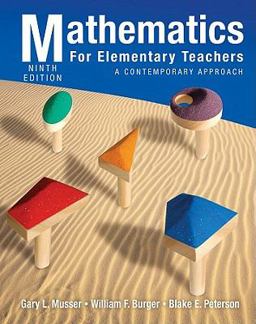 Mathematics for Elementary Teachers A Contemporary Approach 9th 9780470531341 Front Cover