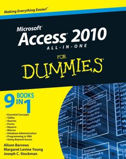 Access 2010 All-In-One for Dummies  9780470532188 Front Cover