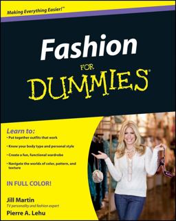 Fashion for Dummies  9780470539262 Front Cover