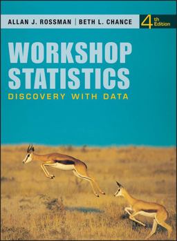 Workshop Statistics Discovery with Data 4th 9780470542095 Front Cover