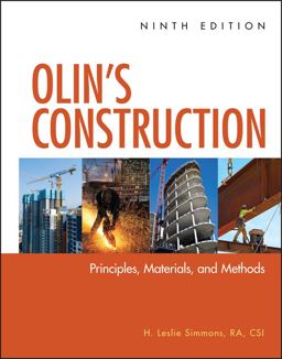 Olin's Construction Principles, Materials, and Methods 9th 9780470547403 Front Cover