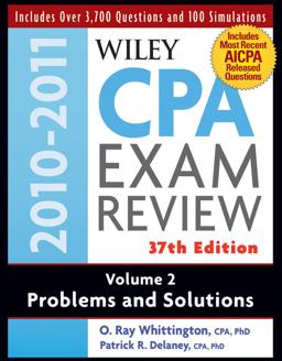 CPA Examination Review 2010-2011 37th 9780470554289 Front Cover