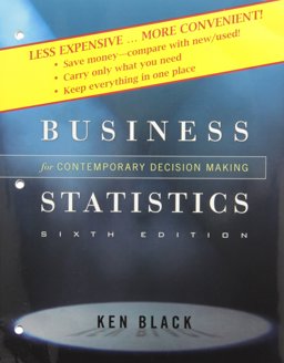 Business Statistics: Contemporary Decision Making 6th 9780470556672 Front Cover
