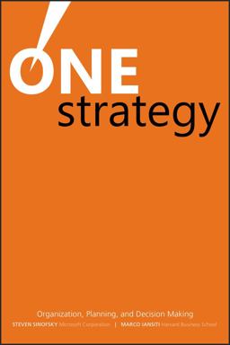 One Strategy Organization, Planning, and Decision Making  9780470560457 Front Cover