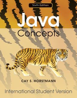 Java Concepts 6/E for Java 7 and 8 International Student Version