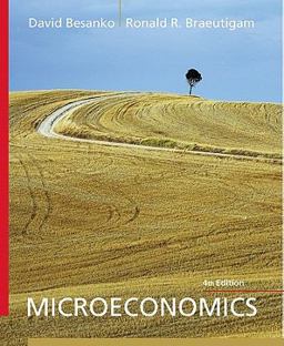 Microeconomics 4th 9780470563588 Front Cover