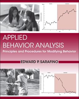 Applied Behavior Analysis Principles and Procedures for Modifying Behavior  9780470571521 Front Cover