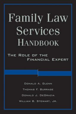 Family Law Services Handbook The Role of the Financial Expert  9780470572535 Front Cover