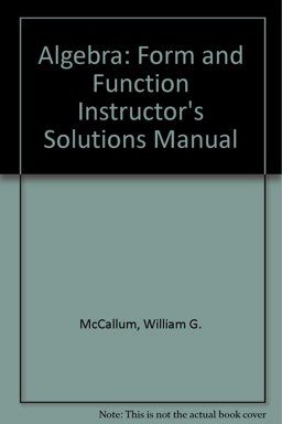 Instructor's Solutions Manual to Accompany College Algebra