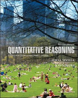 Quantitative Reasoning Tools for Today's Informed Citizen 2nd 9780470592717 Front Cover