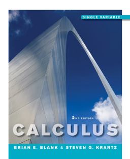 Calculus Single Variable 2nd 9780470601983 Front Cover