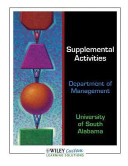 Supplemental Activities 2 for University of South Alabama Supplemental Activities 2 for University of South Alabama